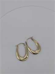 Gold Earrings 10K Yellow Gold 0.8g